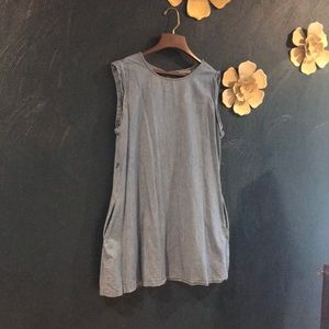 💜 5 for $30   Chambray dress (no belt)
